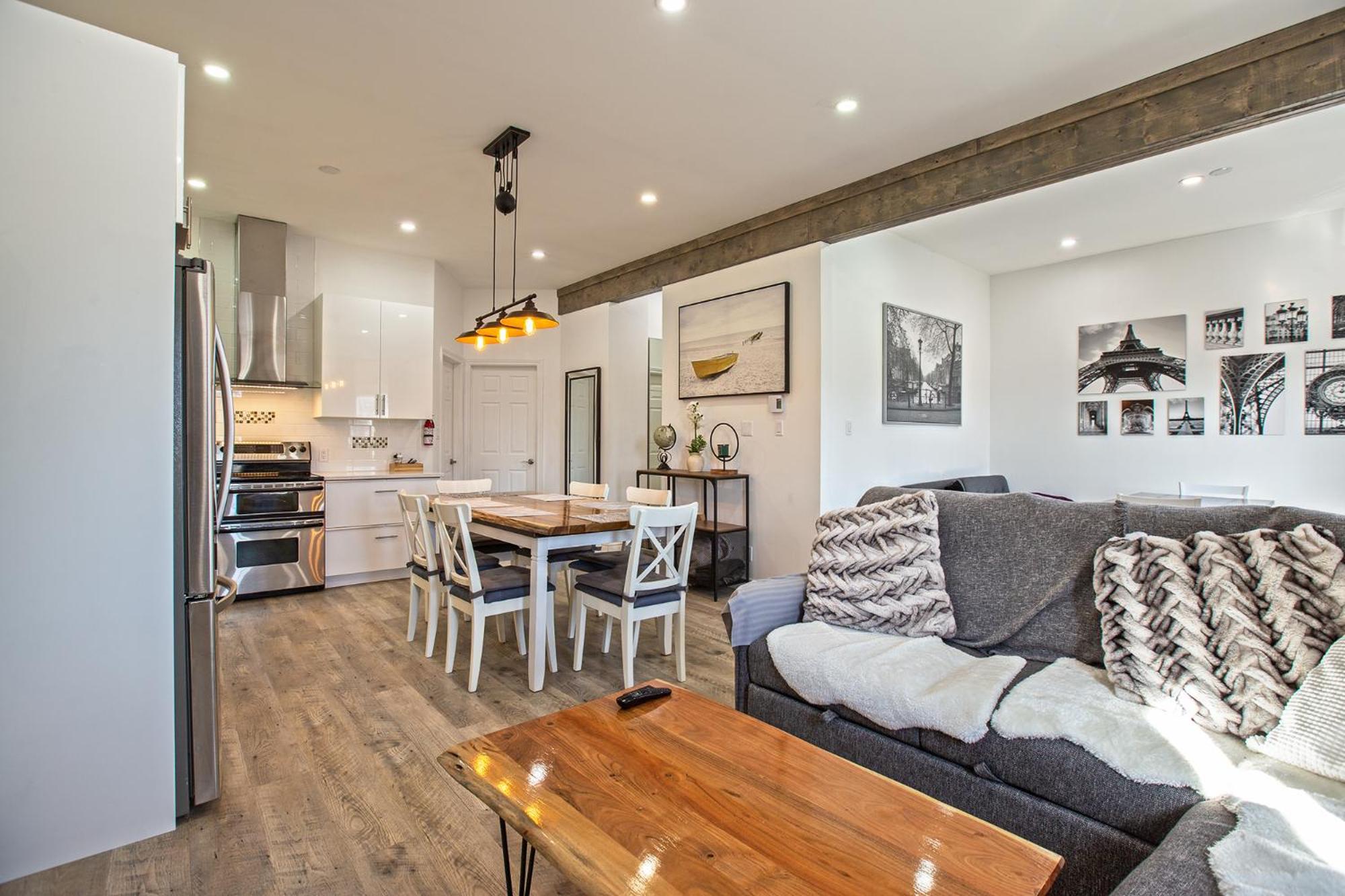 5705-modern 2 Bd / Fully Equipped, Near Dt Mtl